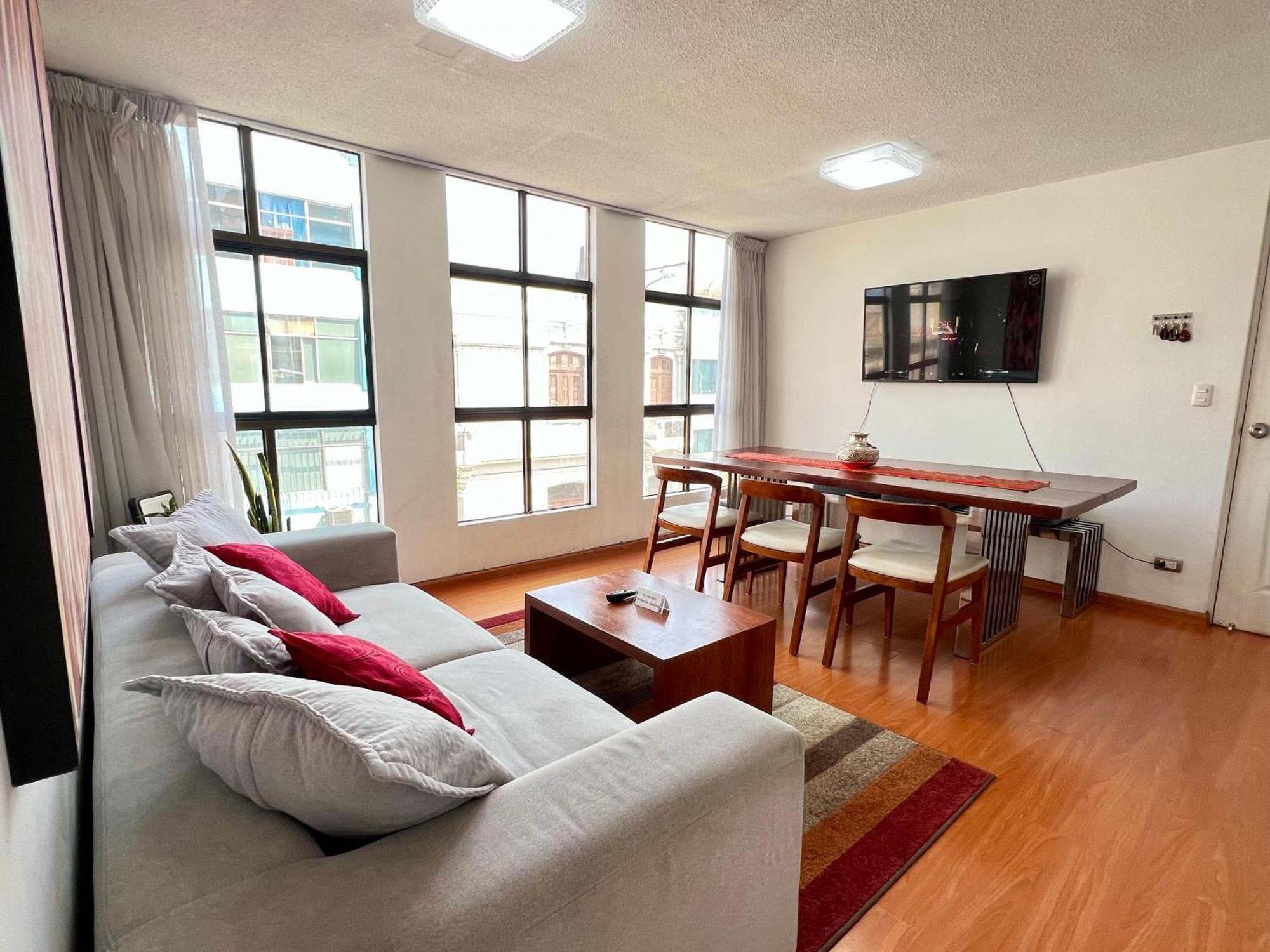 Exclusivo Dpto Moderno En El Corazon De Lima Con Wifi Ultra Rapido Apartment Exterior foto